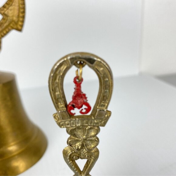 Nautical Brass Bell collection Lot of 4 Lobster Whale Anchor - Picture 9 of 11